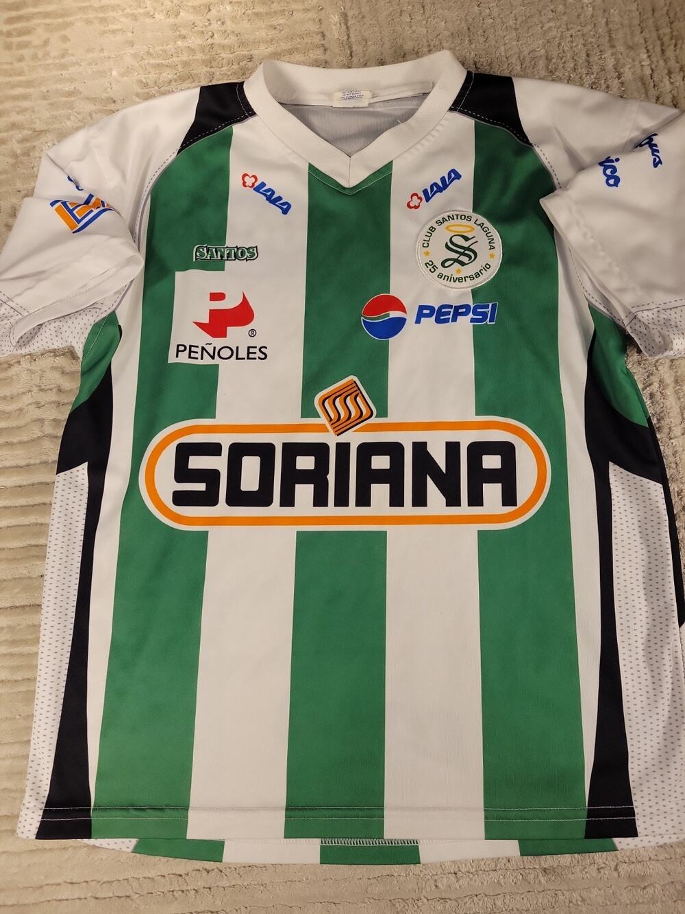 Club Santos Laguna Futbol Soccer Shirt Jersey Youth Large Boys Kids Children